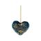 Hello Honey® 4" Multicolor Beaded & Embroidered Heart Cotton Velvet Ornament